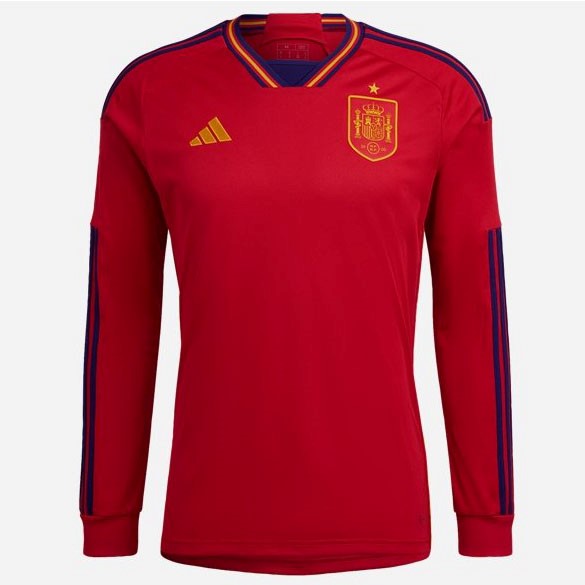 Tailandia Camiseta España Primera Equipación ML 2022/2023